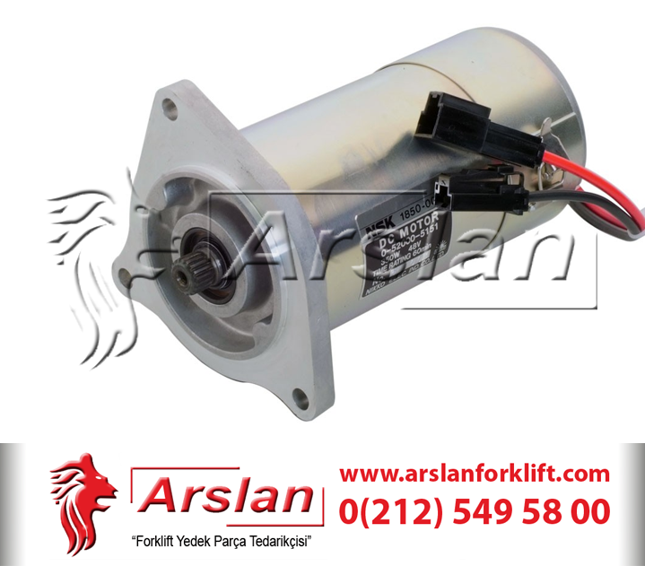 STEERING MOTOR 48V - 550 WATT / 0-52000-5151 - Direksiyon Motoru (Forklift Yedek Parça)