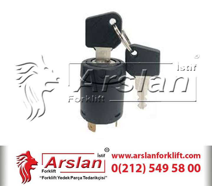 LINDE 7915492617 Key Switch - Anahtar (Forklift Yedek Parça)