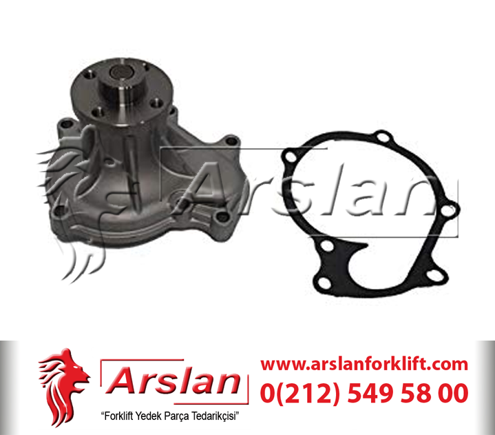 Kubato V3300 Motor Devir Daim Su Pompası 1K011-73034 (Forklift Yedek Parça)