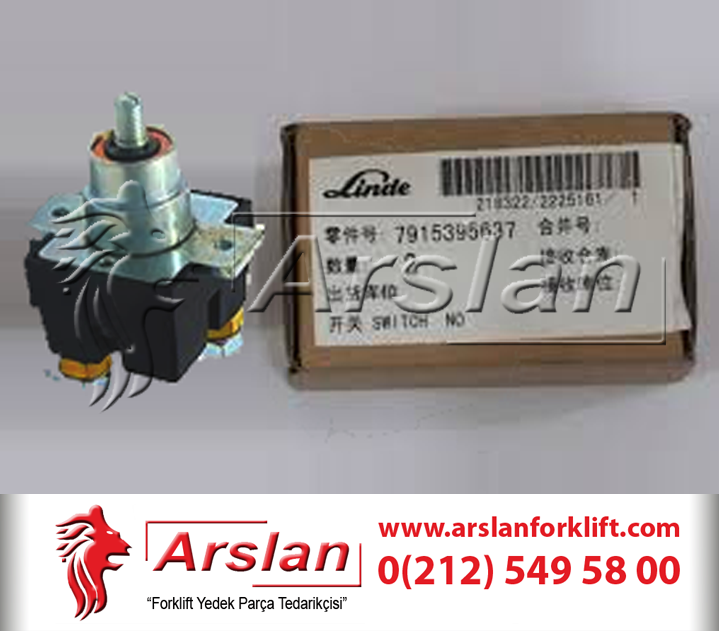 Linde L12 Acil Stop Şalteri Acil Stop Butonu 7915395637 (Forklift Yedek Parça)