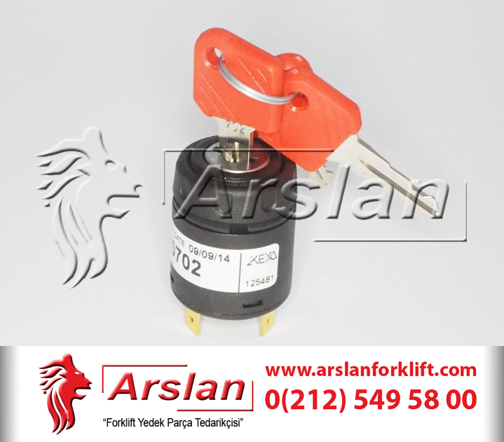 JUNGHEINRICH SWITCH ASY STARTER - 28526100 / IGNITION SWITCH 701 - Kontak Seti (Forklift Yedek Parça)