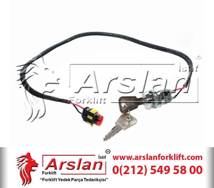 HANGCHA AEBS200-701000-000 Key Switch - Anahtar (Forklift Yedek Parça)