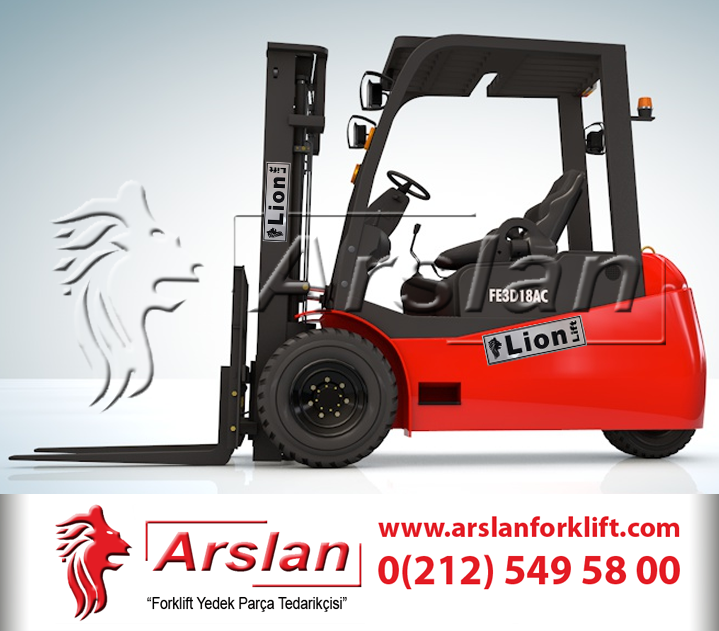 Lionlift FE3D18AC SERİSİ 3 TEKER AKÜLÜ FORKLİFT ( 1.8 TON )