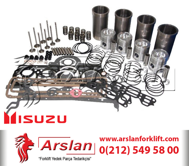 Isuzu Forklift Motor Tamir Kiti Engine Repair Kit  4LB1 Serisi (Forklift Yedek Parça)