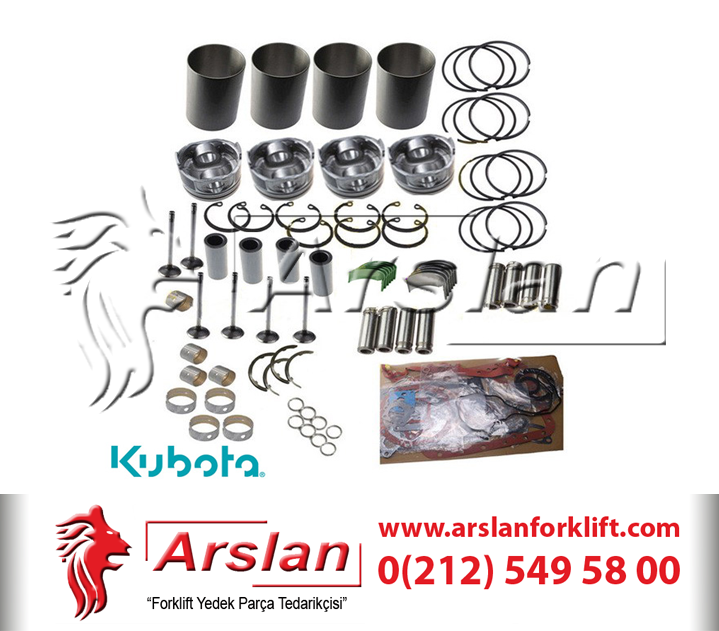 Kubato Forklift Motor Tamir Kiti Engine Repair Kit V3300 (Forklift Yedek Parça)