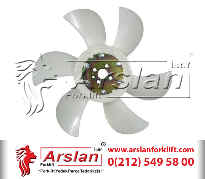 Komatsu FGST25-14 Forklift Fan Bıçağı - Fan Blade YM129900-44700 (Forklift Yedek Parça)