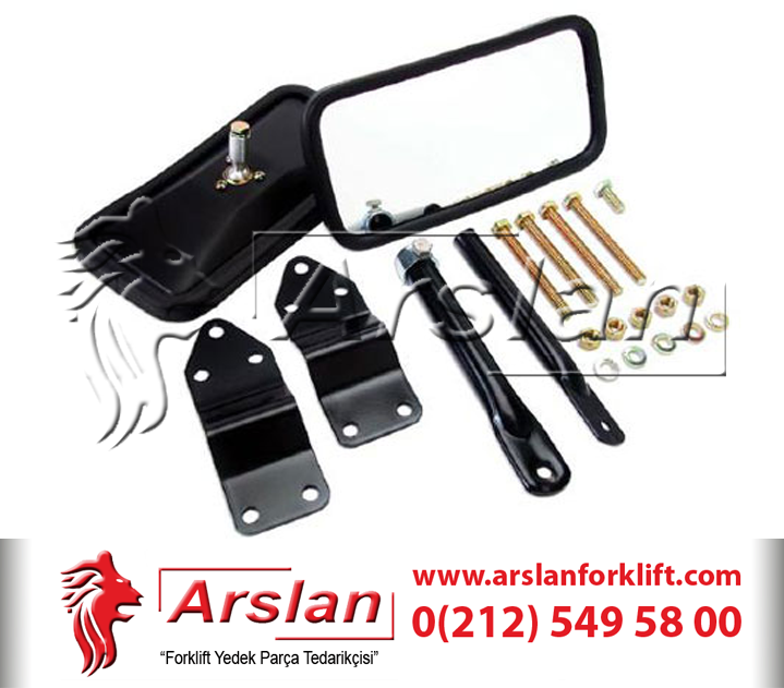 Forklift Dikiz Aynası Düz - Standart (Forklift Yedek Parça)