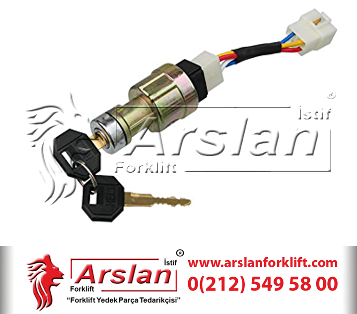 HELI JK411 Key Switch - Anahtar (Forklift Yedek Parça)