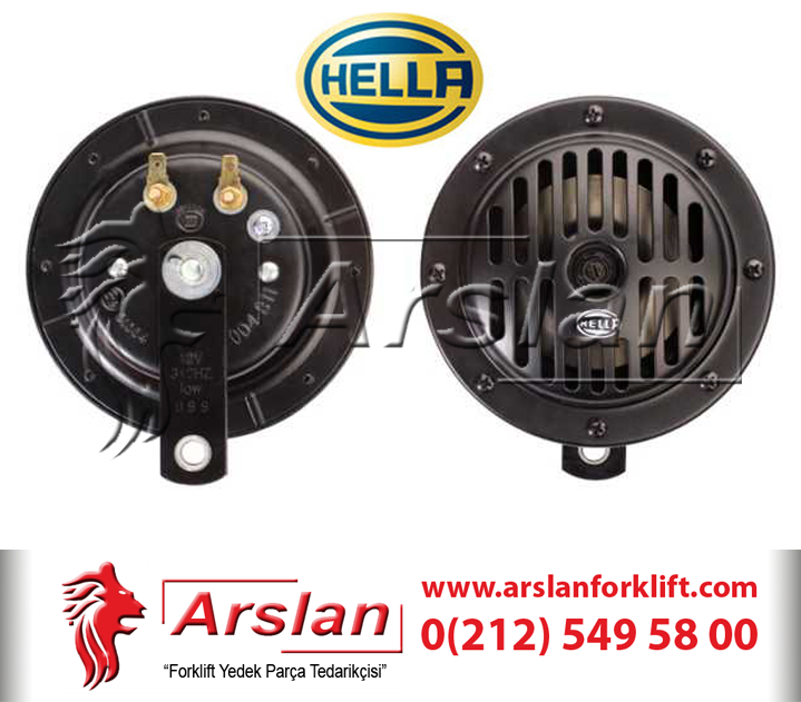 Hella Korna 12 Volt 118 Desibel (Forklift Yedek Parça)