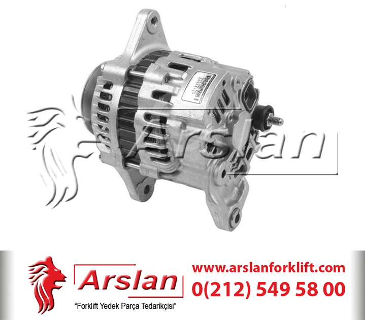 Nissan Forklift Alternator Şarj Dinamosu  (91H20-03270, A007TA3377, A007TA3377ZC, A7TA3377ZC, 23100FU410)(Forklift Yedek Parça)