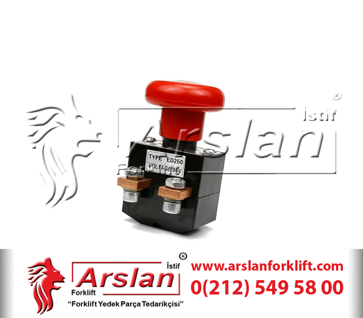 LINDE TED250 ACİL STOP 250A(Forklift Yedek Parça)