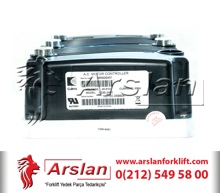 1236-6401 CURTIS 48V-80V 350AH MOTOR CONTROLLER (Forklift Yedek Parça)