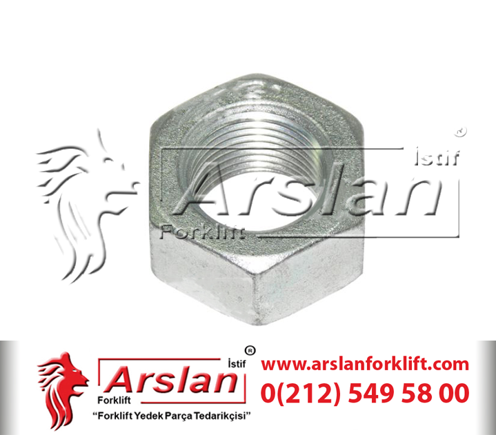 TOYOTA 901701800471 ALTIGEN SOMUN-HEXAGONAL NUT(Forklift Yedek Parça)