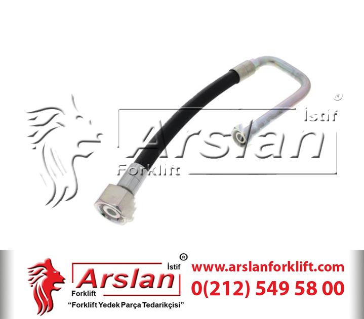 LINDE 1954413202 HİDROLİK BASINÇ HORTUMU-HYDRAULIC HOSE WITH FITTING(Forklift Yedek Parça)