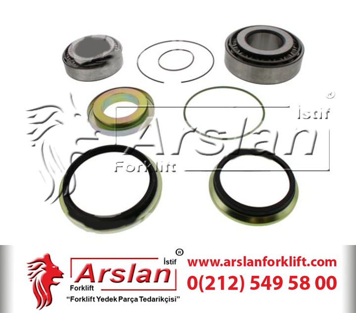 LINDE 16044509000 AKSON KİTİ-KIT KING PIN(Forklift Yedek Parça)