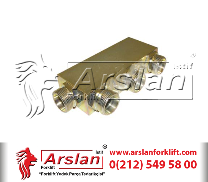 LINDE 1954411200 HİDROLİK  YAĞ DAĞITICI BLOK-MANIFOLD BLOCK(Forklift Yedek Parça)