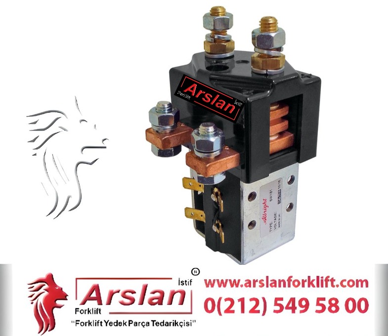 Albright- SW182 Kontaktör  12-24-48-80 Volt  (Forklift Yedek Parça)
