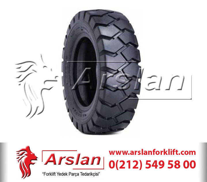 Forklift Lastik - Forklift Teker - Siyah Havalı Lastik 7.00-12 (Forklift Yedek Parça)