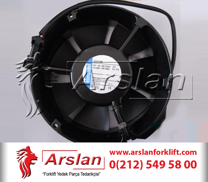 Linde 0009761411 Forklift Fan (Forklift Yedek Parça)